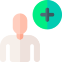 interface,add,user,social media,social network,group,friends,add user